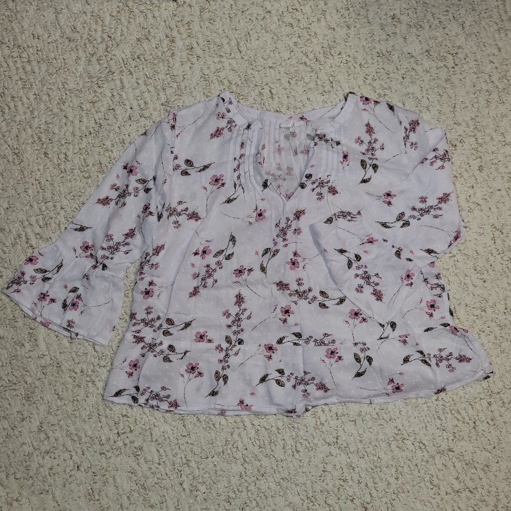 GAP women's floral blouse